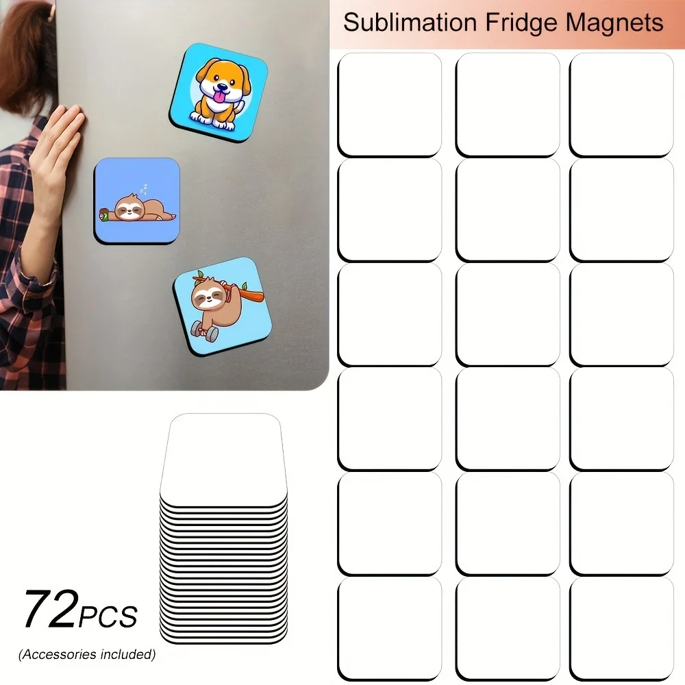 Heat Transfer DIY Magnetic Refrigerator Sticker 1