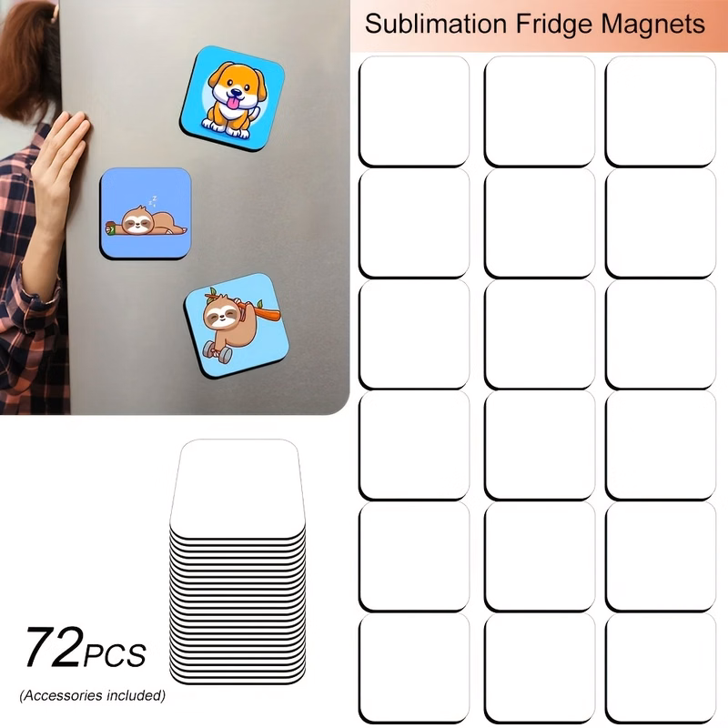 Heat Transfer DIY Magnetic Refrigerator Sticker