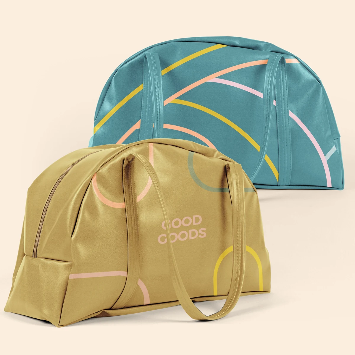 SOMEWHERE TOTE - VEGAN LEATHER 1