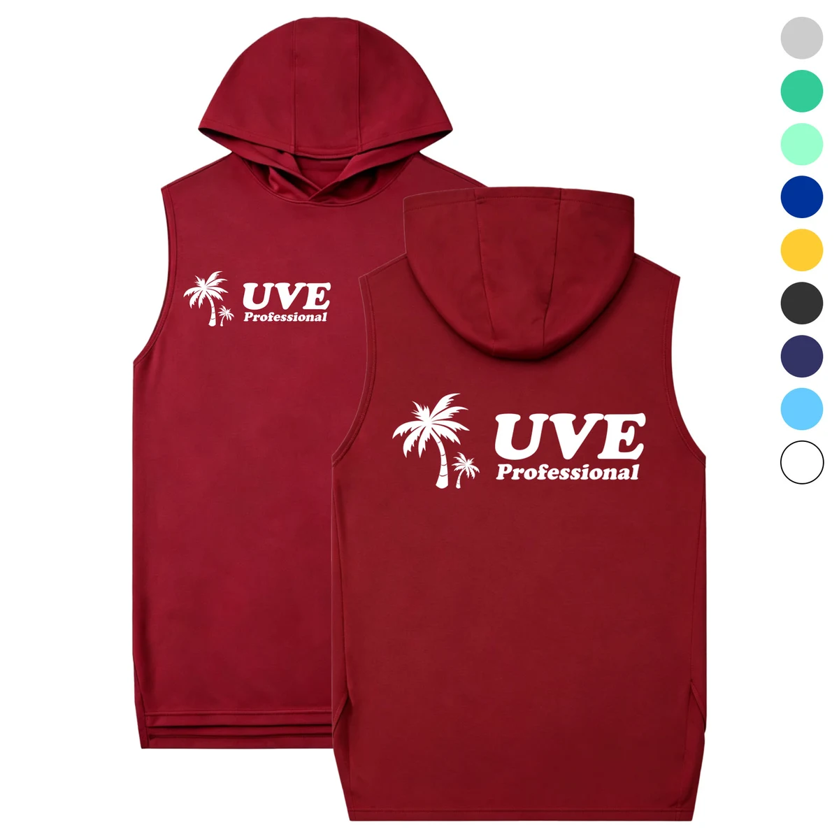 Quick-Dry Sleeveless Hooded Tank Top 1