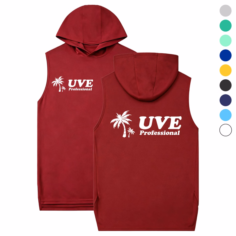 Quick-Dry Sleeveless Hooded Tank Top