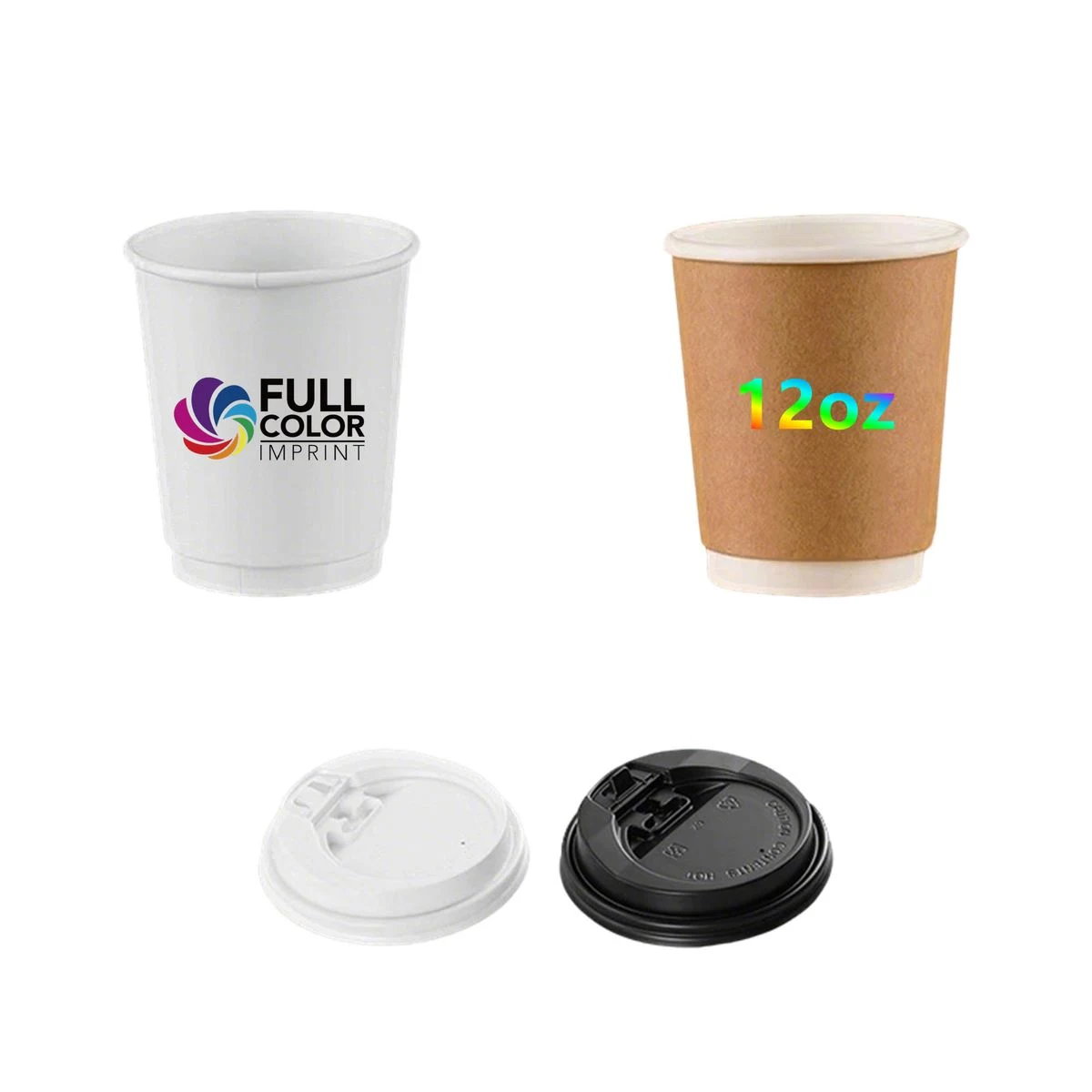 12 oz Double Wall Paper Coffee Cup 1