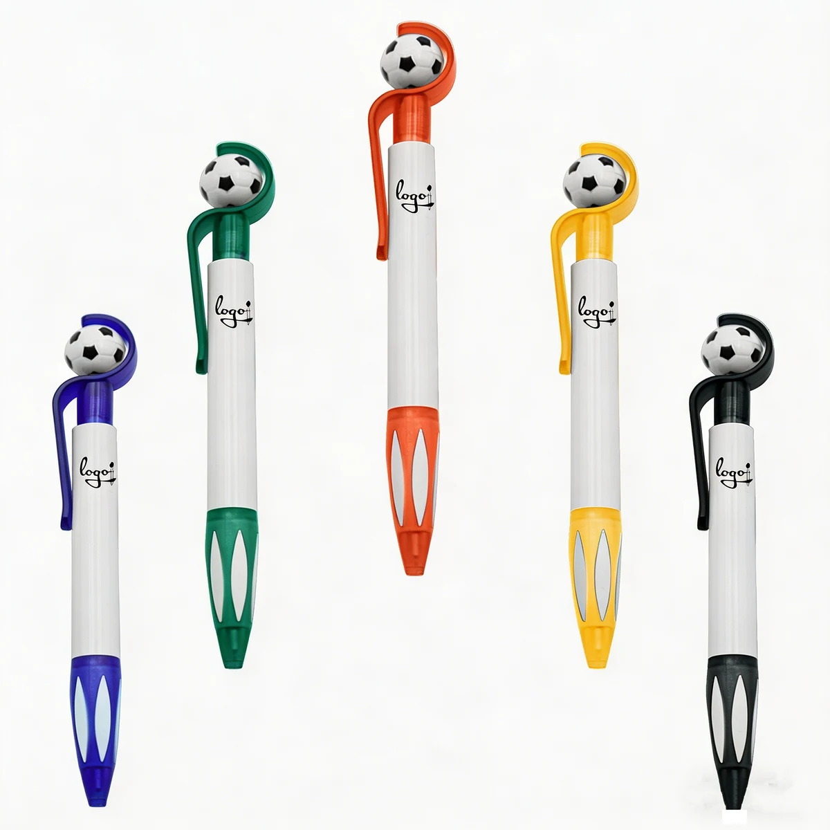Soccer?Ball?Top Decorative Pen, custom pen with logo imprint 1