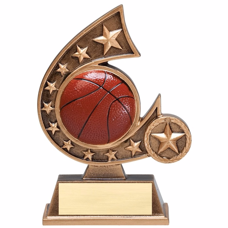 Basketball Comet Series Resin 5-3/4"