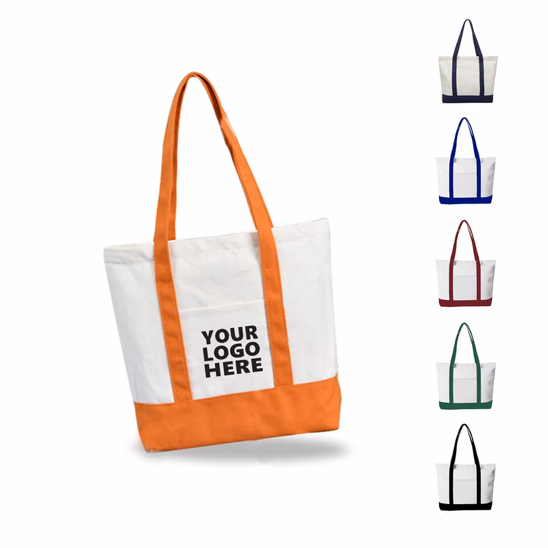 Zipper Tote Bag MOQ 50