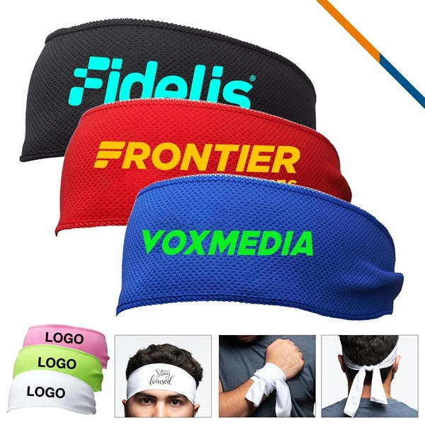 Custom Polyester Sports Headbands with Sweat-Wicking — Performance Fitness Giveaway 1