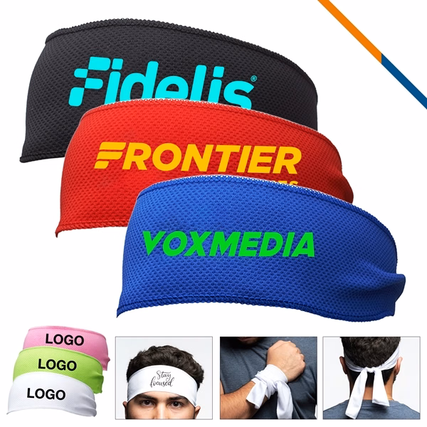 Custom Polyester Sports Headbands with Sweat-Wicking — Performance Fitness Giveaway