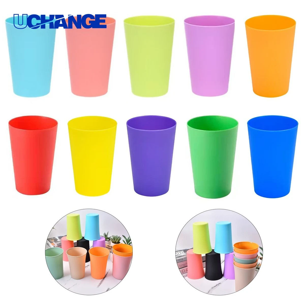 Reusable Plastic Drinking Cup Container 1