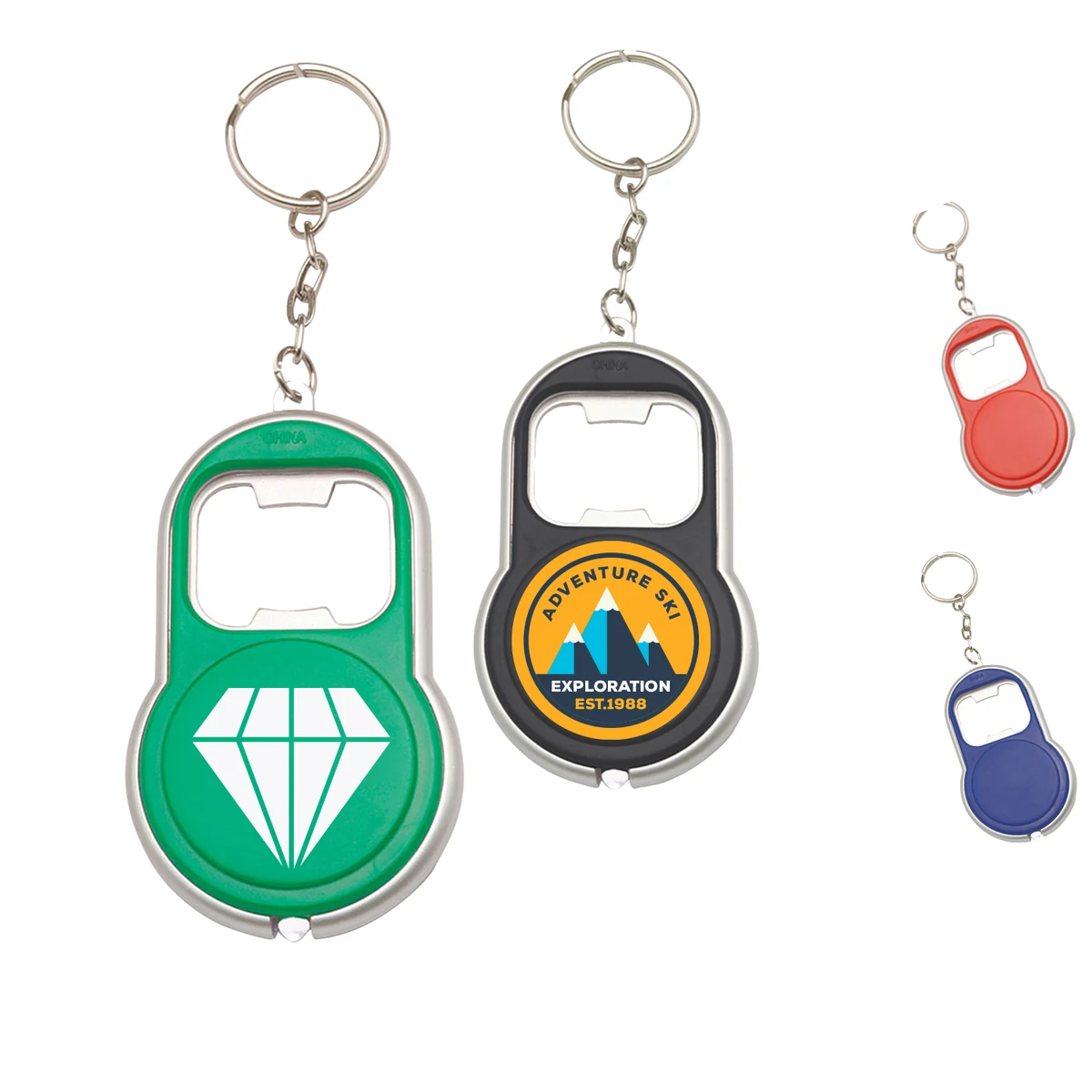 Bottle Opener Keychains With LED Light 1