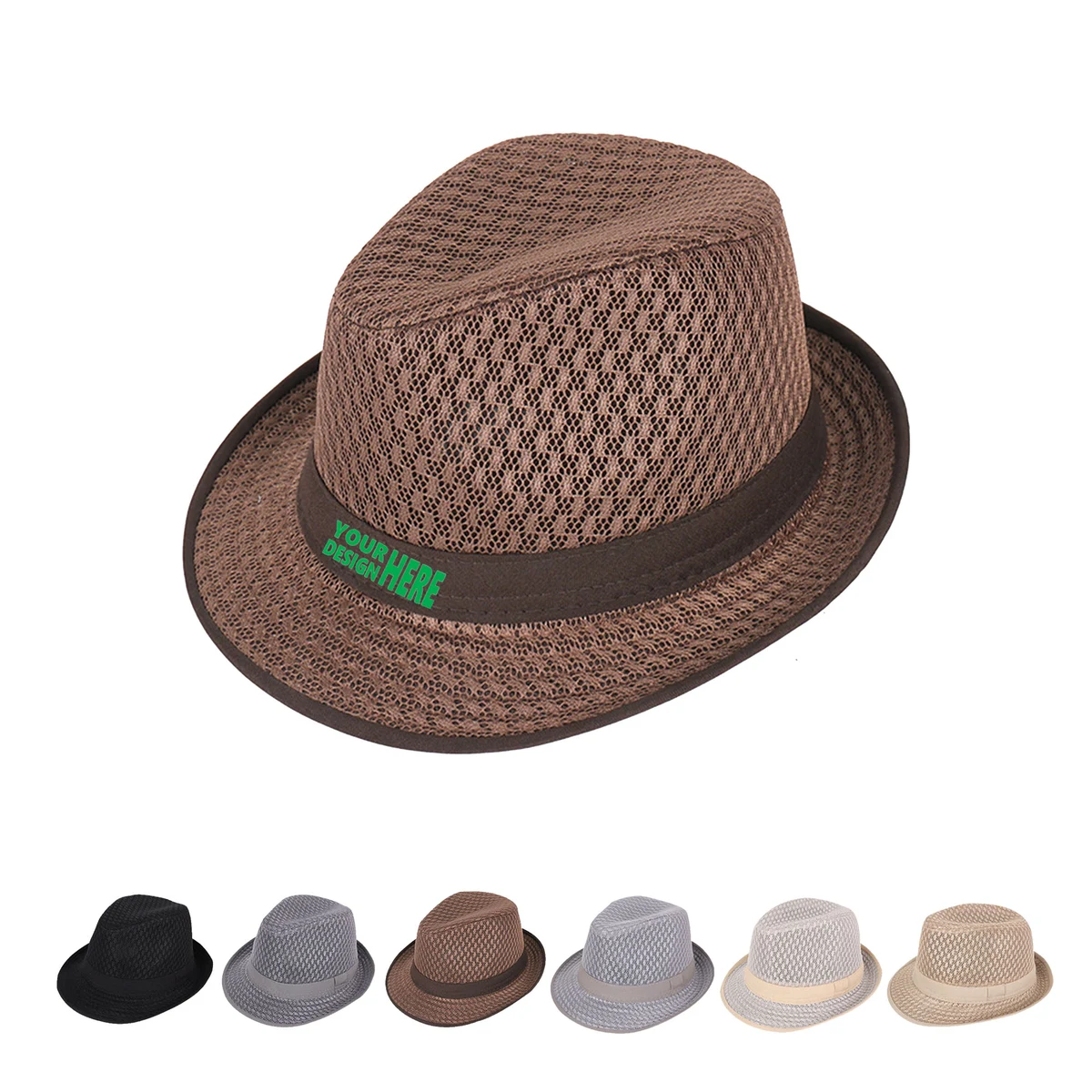 Summer Solid Color Jazz Breathable Shade Straw Hat 1