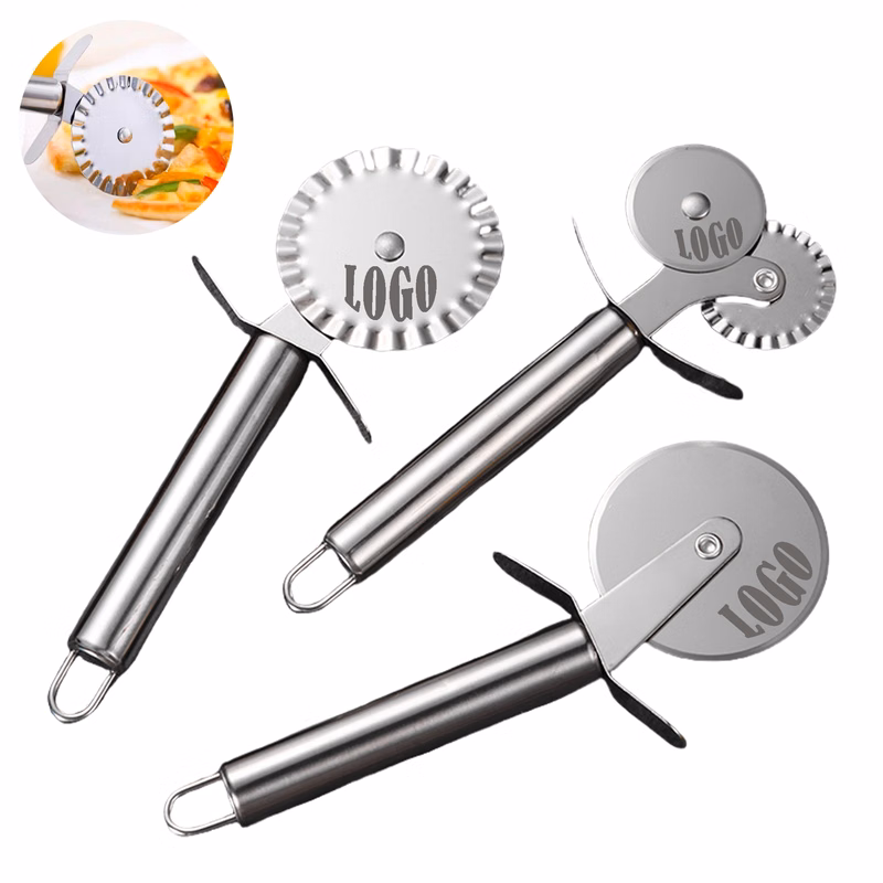 Stainless Steel Serrated Pizza Cutter MOQ20