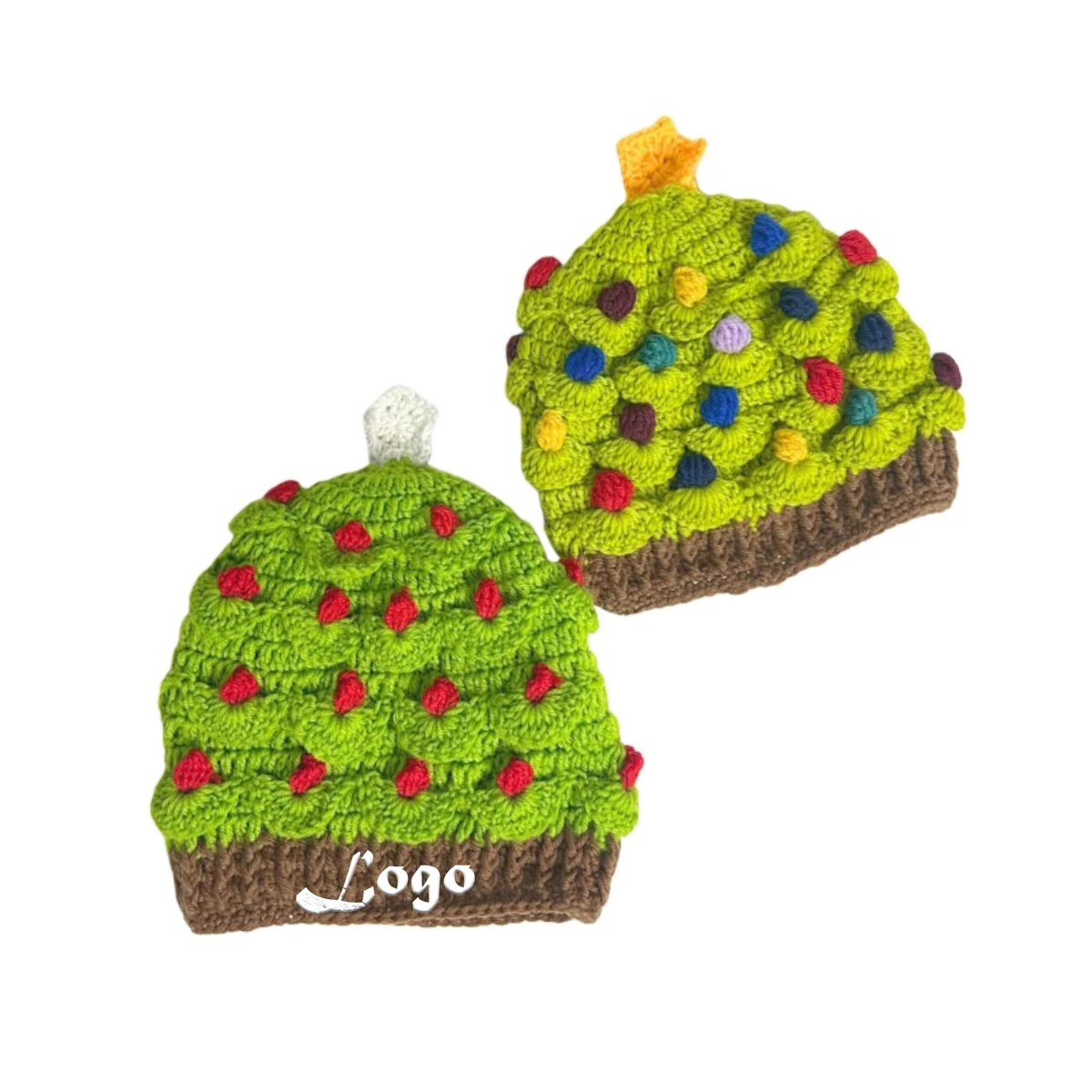 Christmas Knit Beanie Hat Winter Cap 1