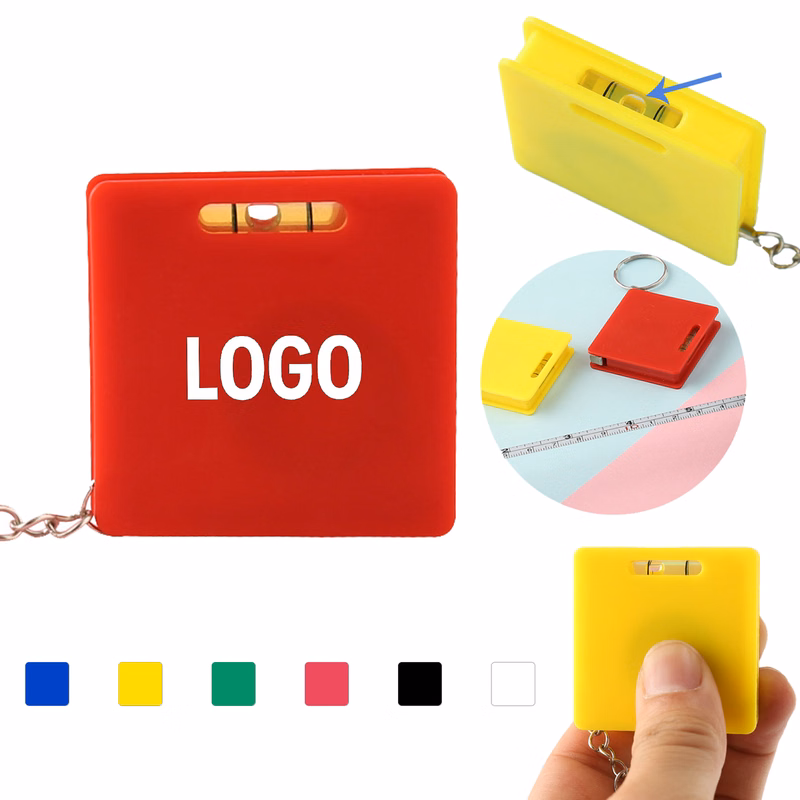 Compact Auto-Retract Measuring Tape Keychain