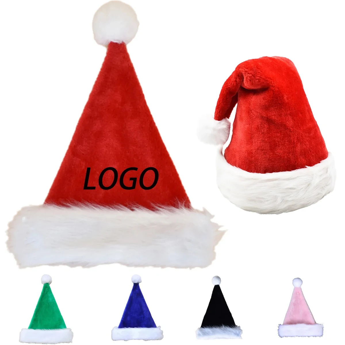 Unisex Classic Holiday Vacation Santa Hat High Quality 1