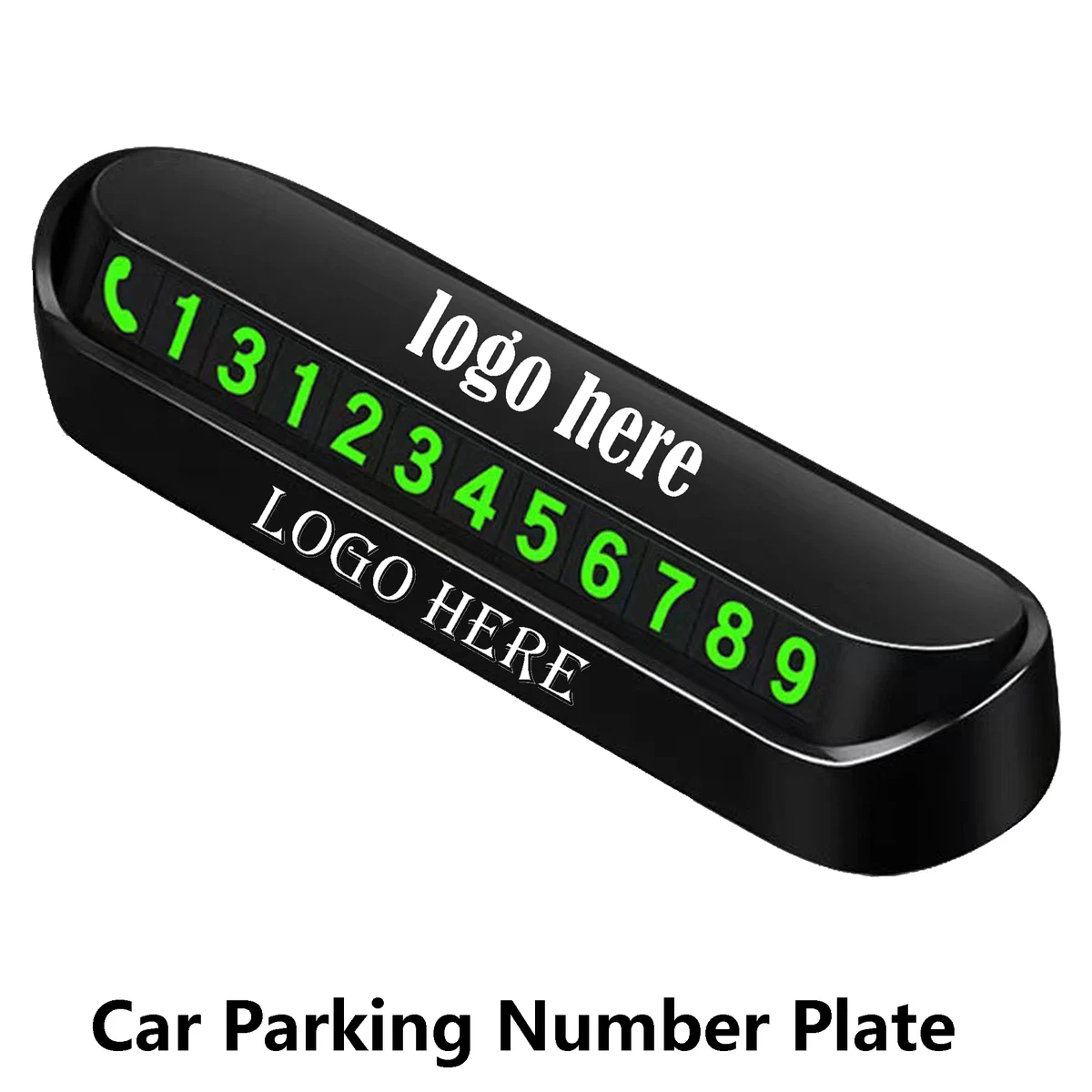 Personalized Parking Sign with Reusable Cards 1