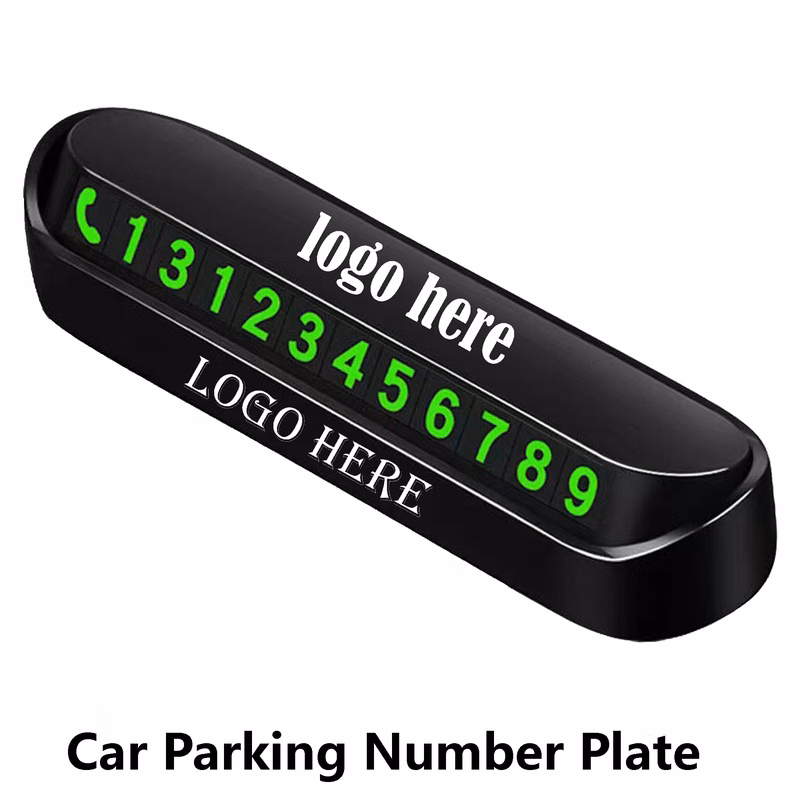 Personalized Parking Sign with Reusable Cards