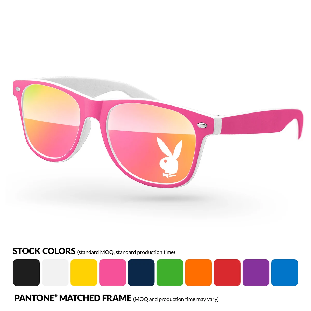 2-Tone Retro Mirror Sunglasses 1