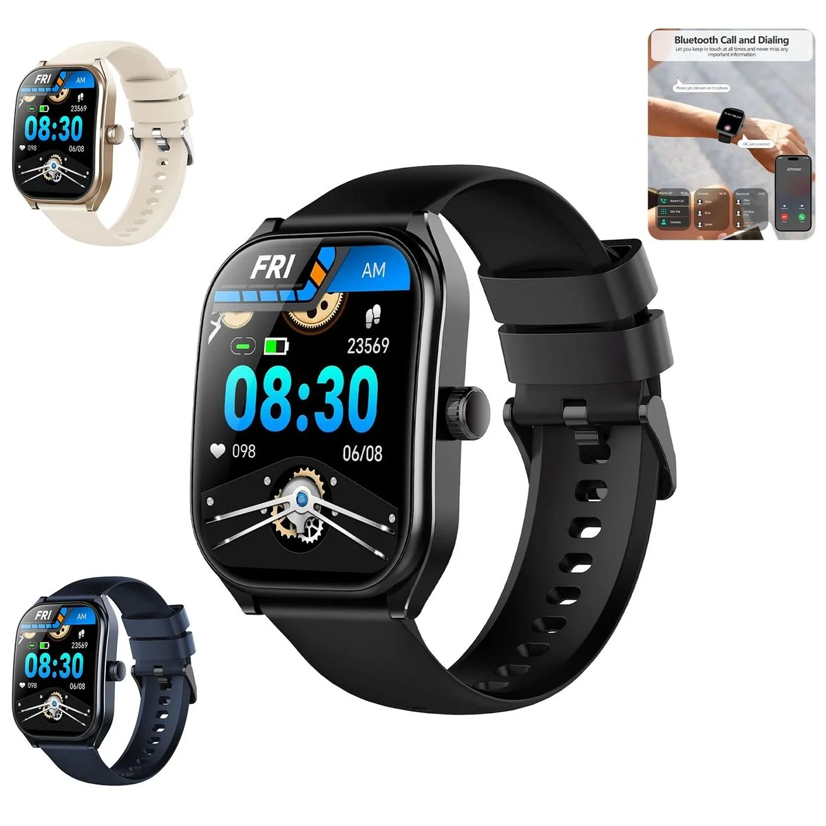 Curve Smart Watch for Men and Women 1