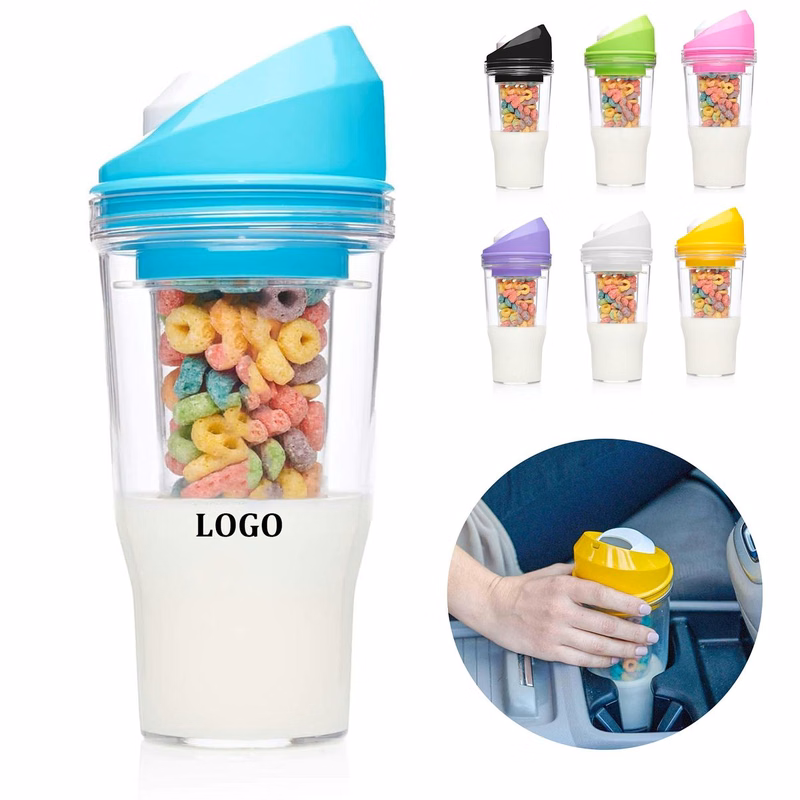 Portable Plastic Cereal Cup