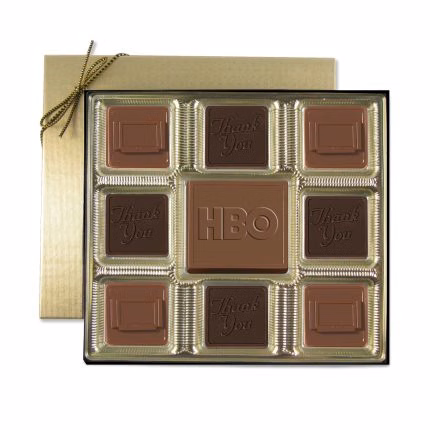 Custom Chocolate Squares Gift Box (6 oz.)