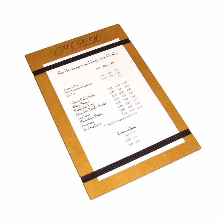 Wood Menu Holder