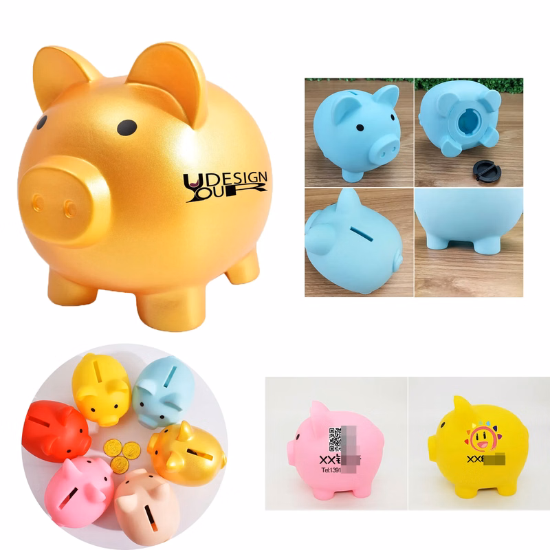 Custom Logo Piggy Money Box For Kids