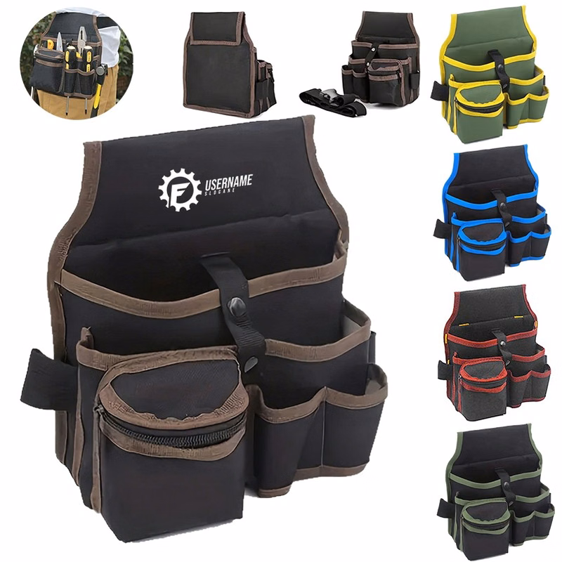 Multi-Function Waist Pack Oxford Cloth Hardware Tool Pocket