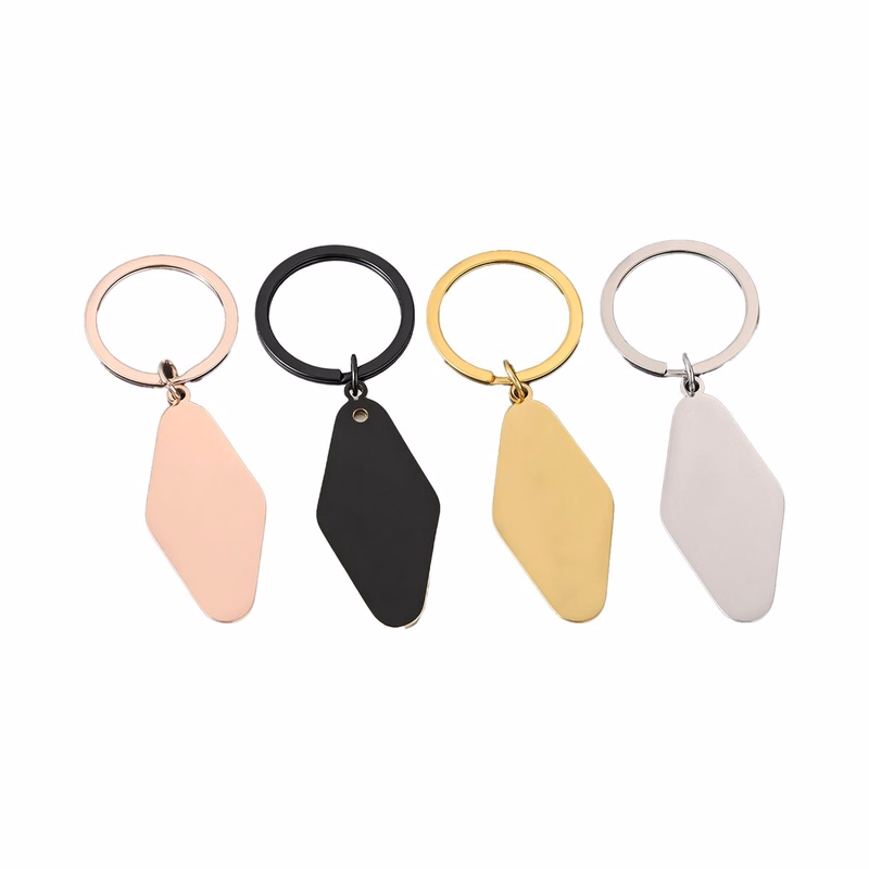 Polished Metal Keepsake Keychain