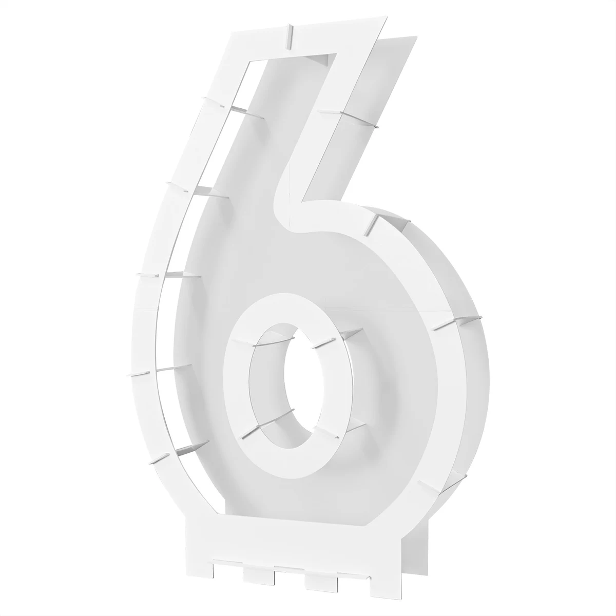 Balloon Mosaic Number "6" Frame 1