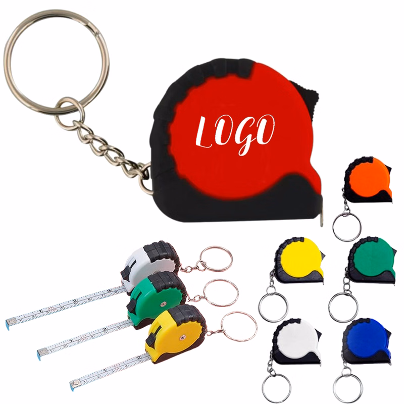Compact ABS Tape Measure With Keyring