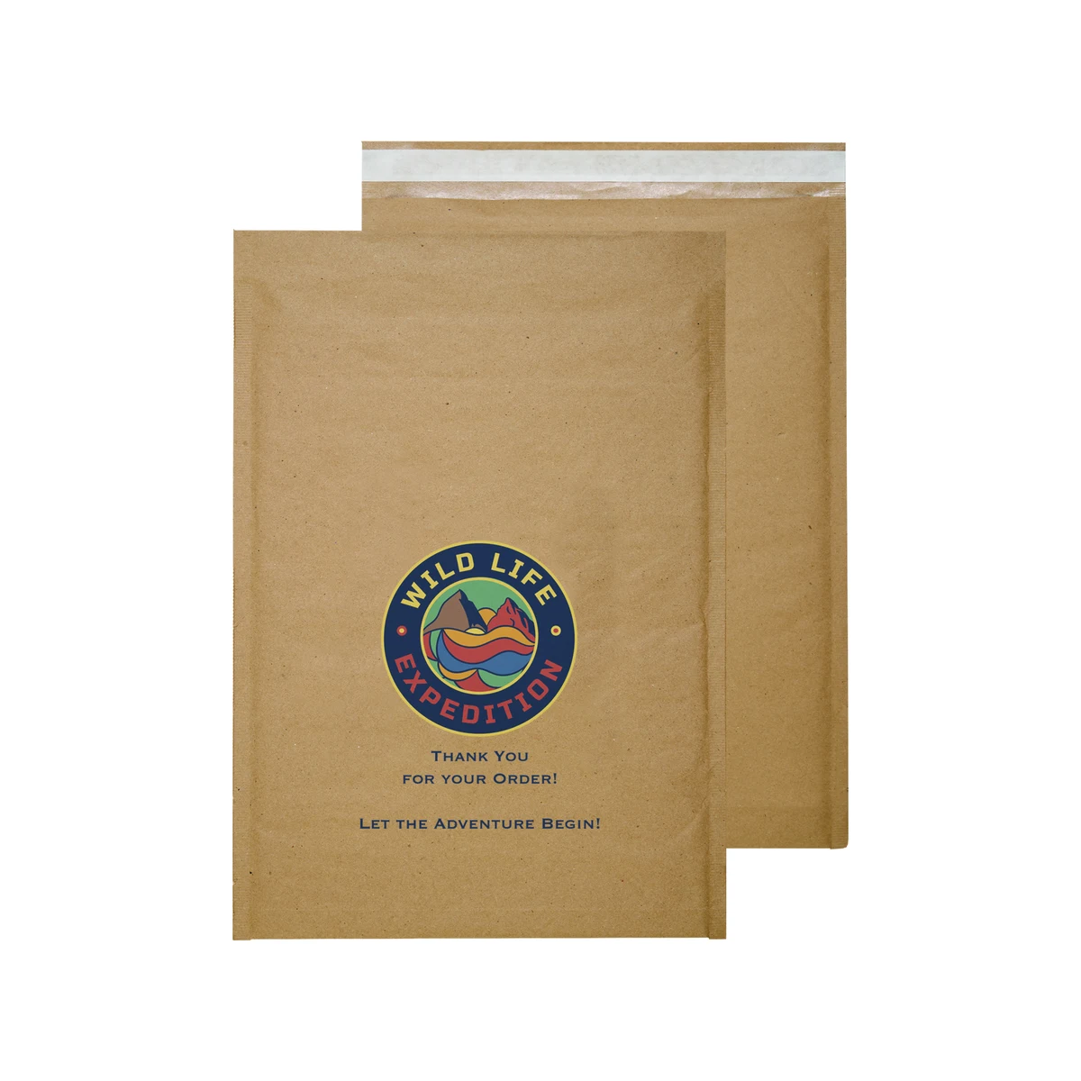 Natural Kraft Padded Mailer with Peel & Seal Closure 1