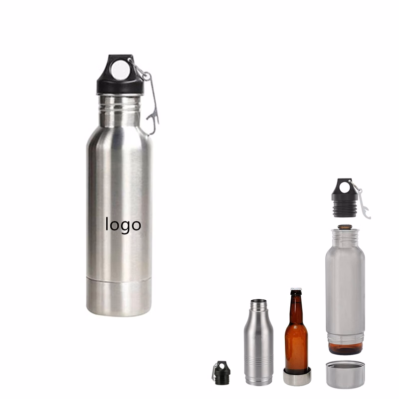 Stainless Steel Double-Walled Insulated Beer Bottle Holder