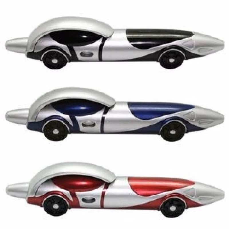 Custom Race Car-Shaped Ballpoint Push Top Pen