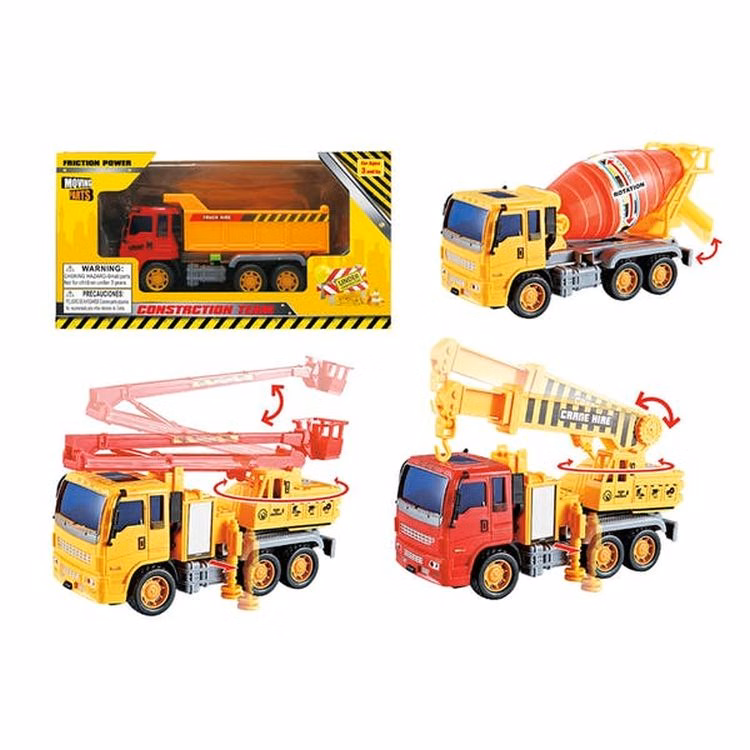 Friction Construction Vehicles - 4 Styles 8.5"