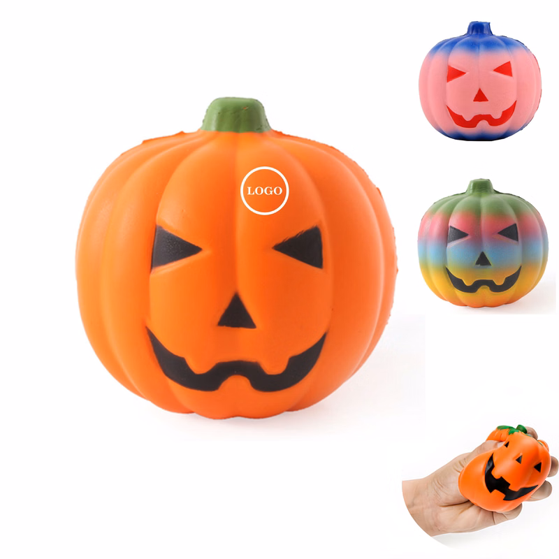 Customizable Halloween Pumpkin Stress Toy