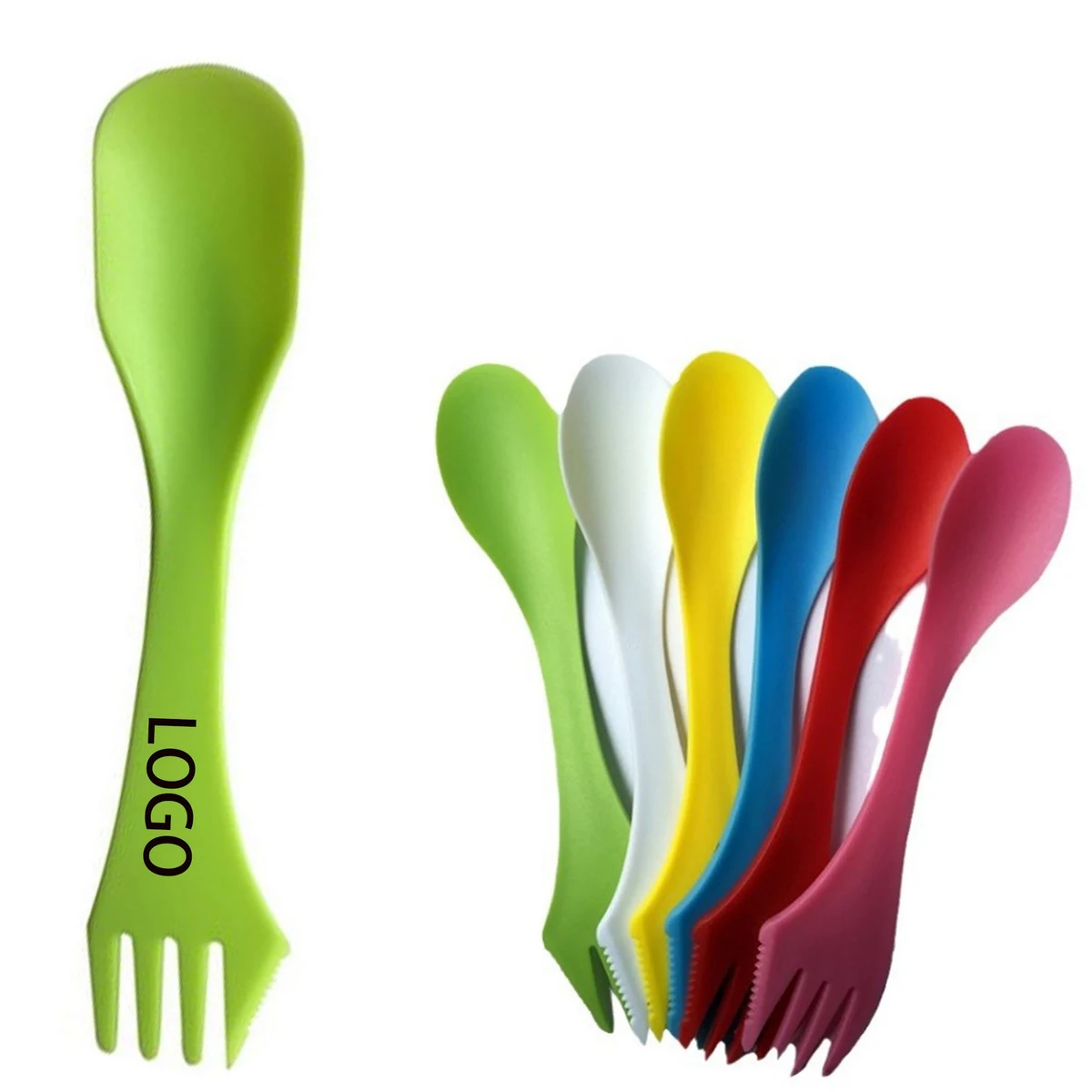 Plastic Spork Spoon 1