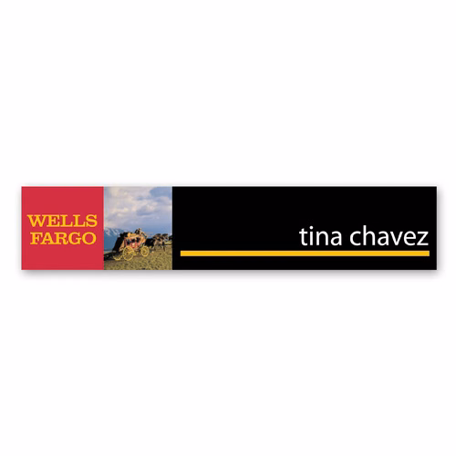 Nameplate w/Square Corners (10"x2") Rectangle