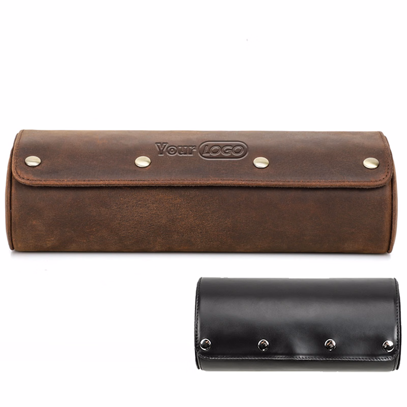 Leather portable Multiple compartments Travel Cosmetic bag