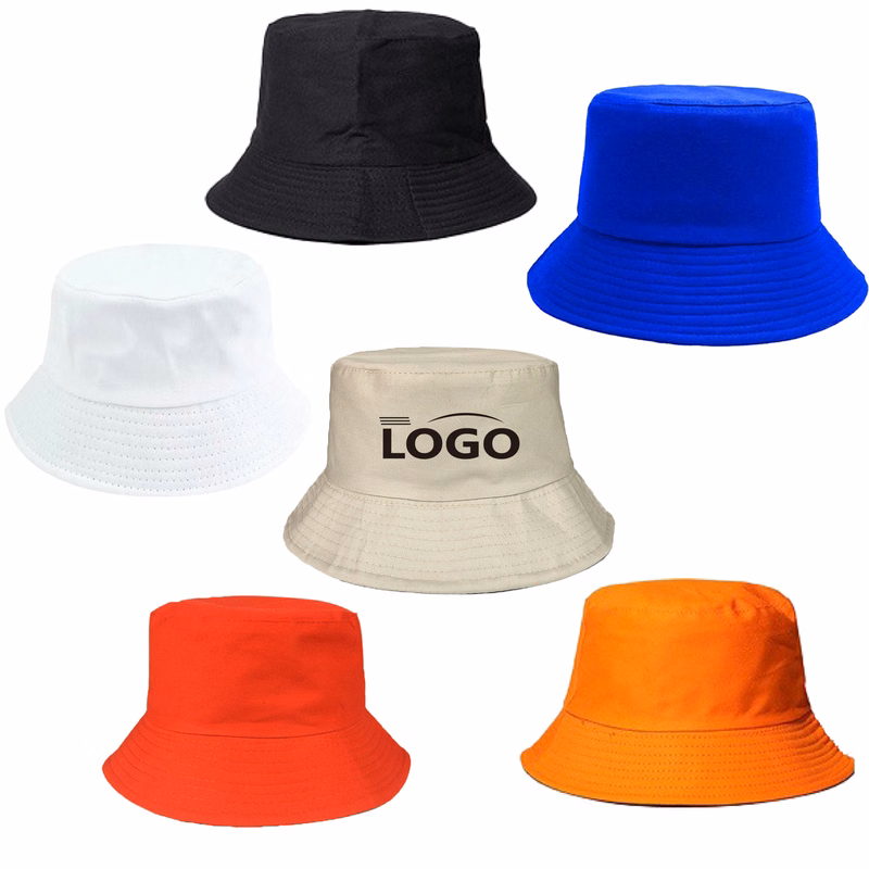 Hat Cotton Bucket Durable Foldable Customizable Fisherman