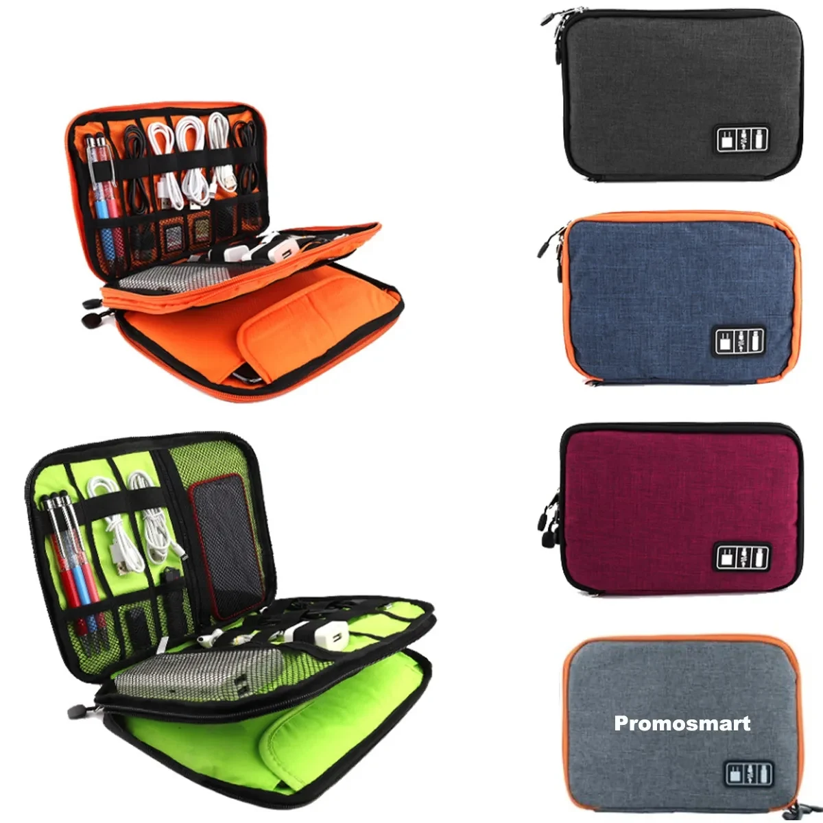 Electronics Accessories Organizer Travel Gear Carry Bag 1