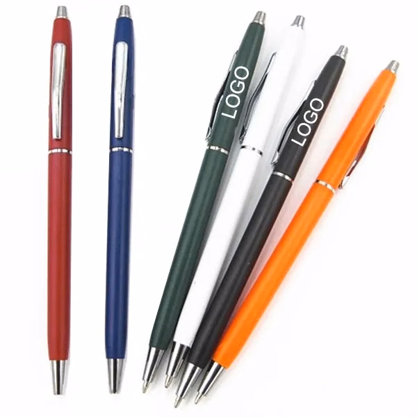 Plastic Slim Twist Hotel Pen