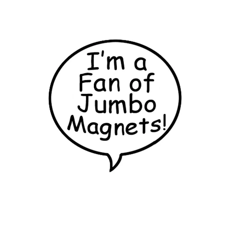 Thought Bubble Shape Stock Vinyl Magnet - 20mil 1