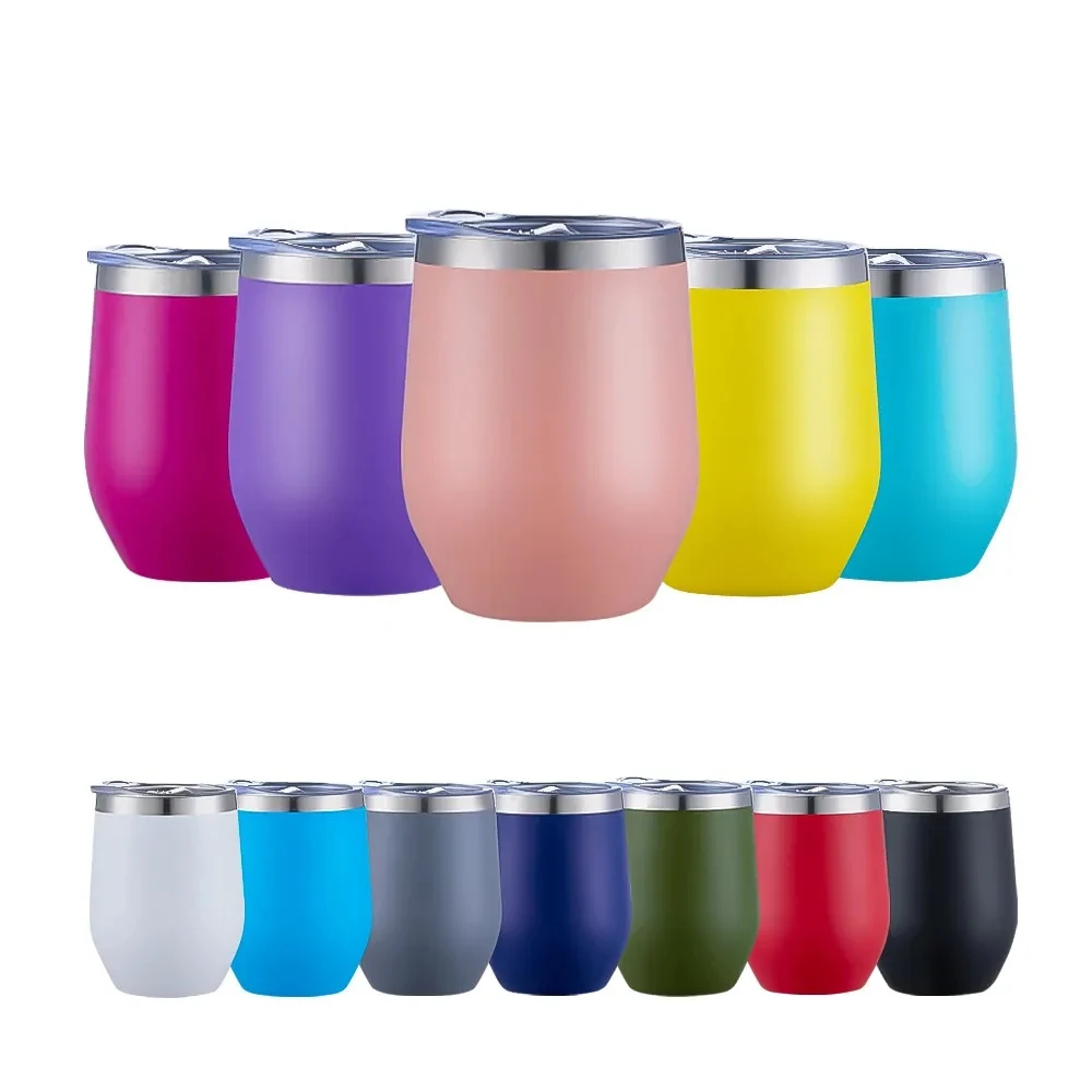 12 OZ Stainless Steel Cup with Lid 1