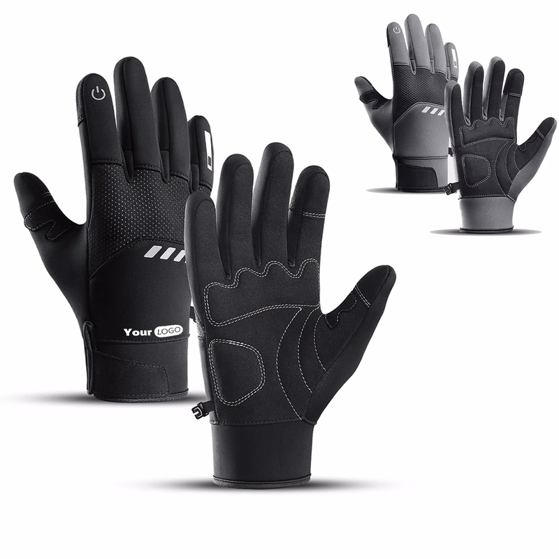 Microfiber Cloth Touchscreen Full-Finger Riding Gloves