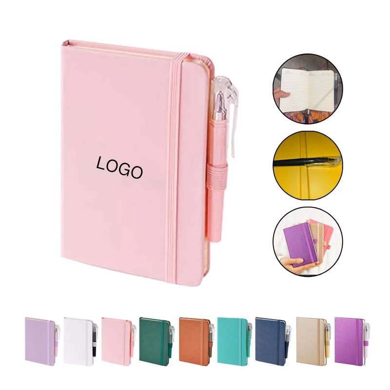 Small Pocket Notepad with Pen