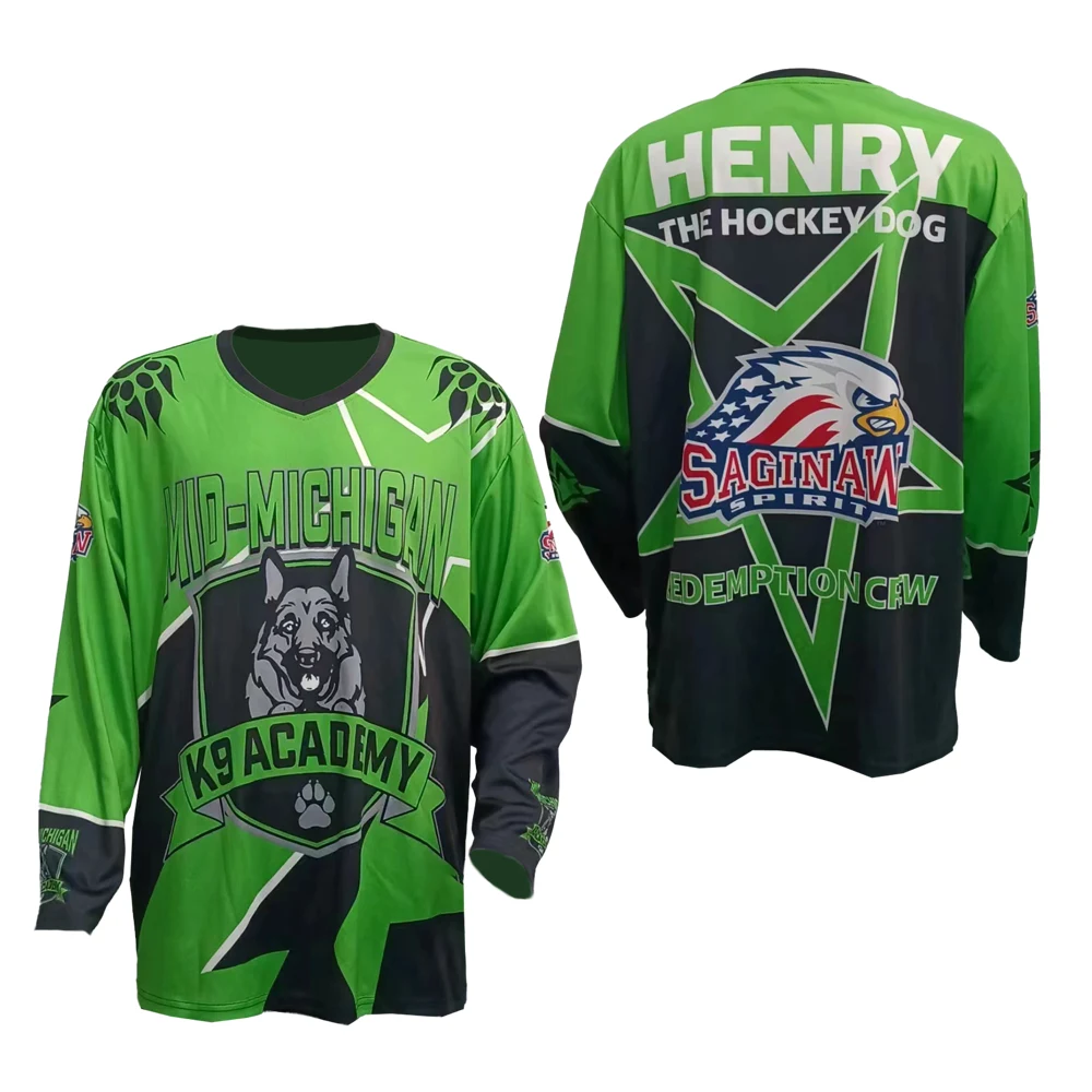 Men's Hockey Fan V-Neck Jersey 1