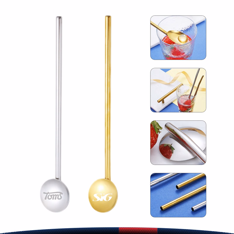 Darcy Stainless Steel Spoon Straw
