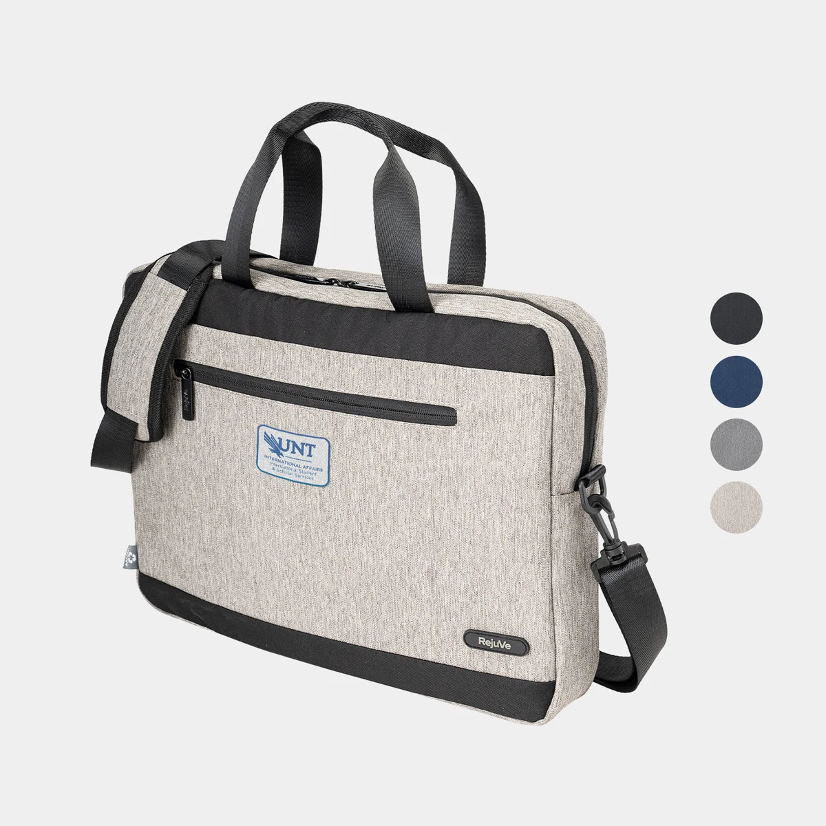 RejuVe® MILANO Recycled Heather Executive Business 16" Laptop Brief Bag 1