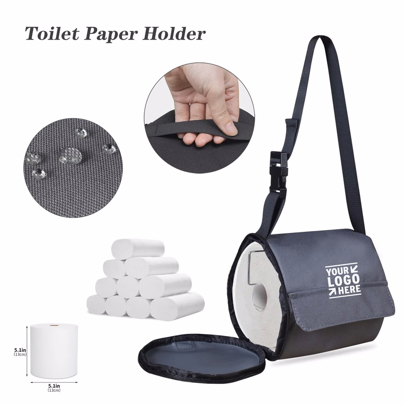 Hanging Camping Toilet Paper Holder Outdoor Travel Portable Roll Paper Reusable Storage Bag