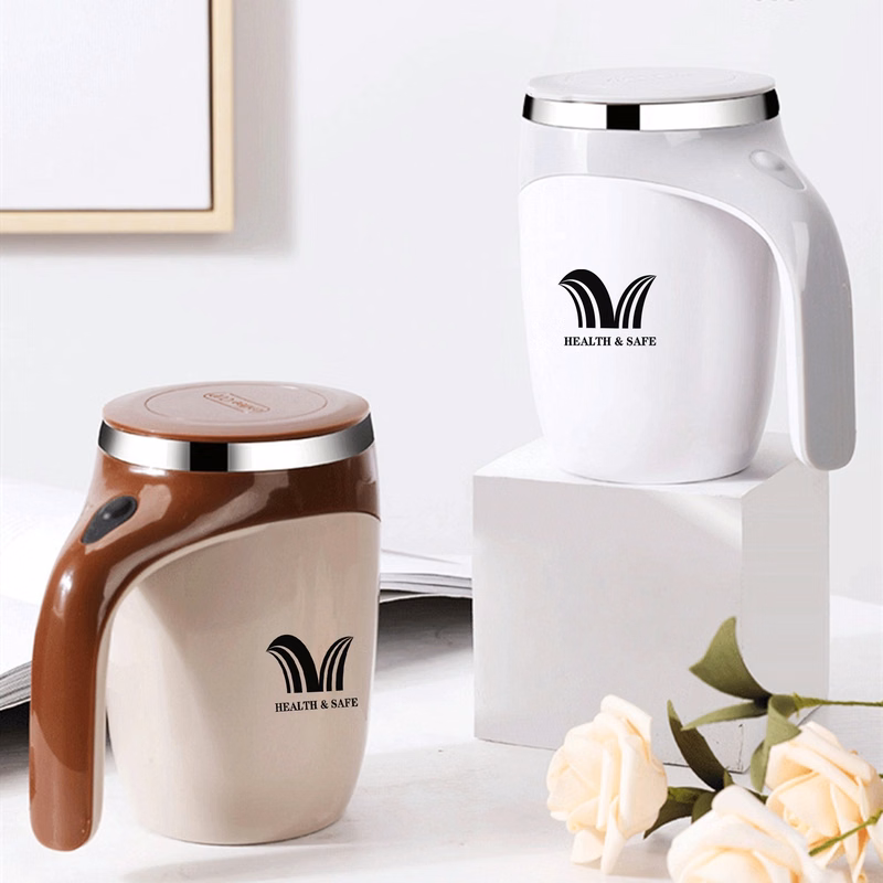 13oz Stainless Steel Self Stirring Coffee Mug